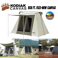 Kodiak Canvas 9x8 ft. Flex-Bow Canvas Tent (Deluxe) เต็นท์ผ้าแคนวาส (รับประกันตลอดอายุการใช้งาน)