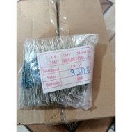 Resistor 1/4 330k contains 1000 pcs