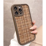 For OPPO A7 A5S F9 Pro F11 A8 A31 2020 A9 A5 2020 A32 A53 2020 4G A15 S A96 4G 5G A76 A52 A72 A92 A57 A83 A1 New Knitted Fabric Mobile Phone Case Soft Anti slip Protective Cover