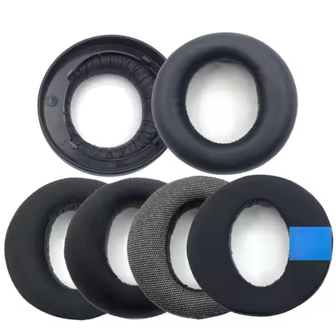 Replacement Ear Pads Sheepskin Net for Sony PS5 PULSE 3D Headphones Memory Foam Ear Cushions High Qu