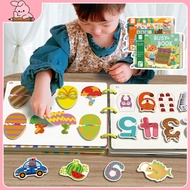 Baby's Enlightenment Book Busy Book 30Pages Montessori Quiet Book Preschool Early Learning Activity 