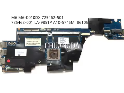 laptop motherboard for HP Envy M6 M6-K010DX M6-K000 M6-K022d 725462-501 725462-001 VPU11 LA-9851P A1