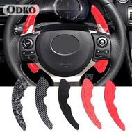 ABS Carbon fiber Car Steering Wheel Paddle Shift Extension For Lexus IS NX RC F SPORT Fsport IS200t 
