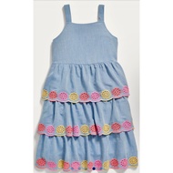 OLD NAVY Teen Girls Embroidered Tiered Floral Dress 8 to 18 yrs old