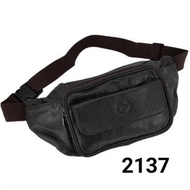 Pouch Bag Leather Waist Bag Waterproof Beg Pinggang Beg Lelaki Beg