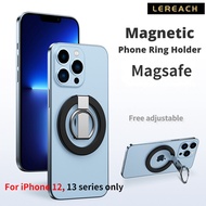 Lereach Magnetic Phone Ring Holder For iPhone 13 12 Kickstand Finger Ring Stand Magsafe Accessories