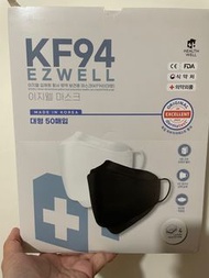 全新現貨韓國EZWELL KF94四層防護3D立體口罩50片盒裝