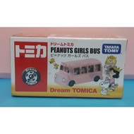 Tomica Takara Tomy Dream Tomica Peanuts Girls Bus (Seal)