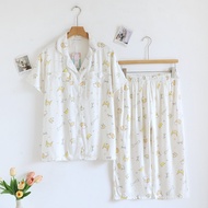 ชุดนอน Muslin Pajamas Organic bamboo รุ่น (A1050 B1050 E1050) | ชุดนอนผู้หญิง