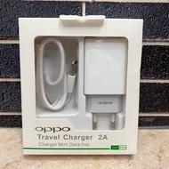 TRAVEL CHARGER OPPO F1S F5 A37 A71 A83 REALME 2 C2 ADAPTER 5V 2A CABLE USB TYPE C ORIGINAL 100%