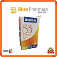 Nutriforte vitamin D3 400iu 90s