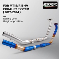 MT15 R15 V3 V4 V4     System Stainless Steel Pipe Head Pipe 2017-2024