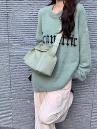 Eaves Bag Hanging Ear Series New Arrival Leather Special-Interest Design Large Capacity Versatile Wo