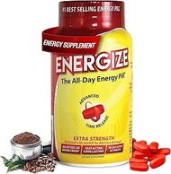 iSatori Energize Extra Strength Caffeine Pills - Fast Acting Long-Lasting Energy Pill - Extended-Rel