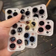 Tempered Glass Camera ProtectorRing For iphone 16 16PLUS Aluminum Anti-Scratch Camera JT02