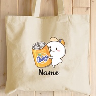 Personalized Design Cartoon Back pack With Siri Name Bag Name Siri Name quby Bag Canvas Gift Bag