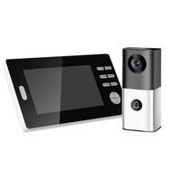 A/🔔AnBaoLe AbL  Wireless Video Doorbell Intercom Villa Long-Distance Punch-Free Wiring-Free Hd Video Call Photography Vi