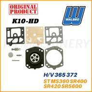 Original MS360 SR400 SR420 SR5600 / Husqvarna 365 372 WALBRO Carburetor Repair Kit Diaphragm Set[HSM