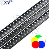 GD 100PCS 0402 0603 0805 1206 1210 SMD LED Red Yellow Green White Blue Light Emitting Diode Clear Le