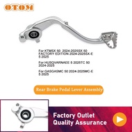 OTOM Motorcycle Rear Brake Pedal Lever Arm Assembly For KTM SX 50 SX-E 5 HUSQVARNA EE 5 TC 50 GASGAS