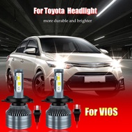 Cho TOYOTA VIOS ncp150 ncp93 ncp42 H4 Đèn Pha Led Xe Ô Tô Đèn Pha Led Bóng đèn 2 cái 4300K 6000K Xpo
