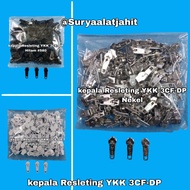 YKK Coil 3CF-DP Small Zipper Head ±100pcs=rp.92,500|1 pack