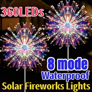 Solar Fireworks360/240/150/60LEDS Taraxacum Light String Solar Garden Courtyard Outdoor Waterproof L