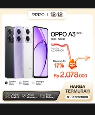 NEW ! HP OPPO A3 RAM 8GB/128GB (Military Grade Shock ResistenceQualcomm SnapDragon)