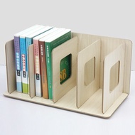 Rak Buku Kayu Wooden Desktop Book Rack DIY Wooden Book Shelf &amp; Rak Dokumen Wooden 4 level rack table rack Document Tray