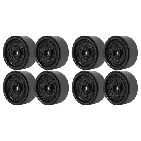 8Pcs Metal 1.9Inch Beadlock Wheel Rim Hub For 1/10 Rc Crawler Car Axial Scx10 90046 Traxxas Trx4 Tf2