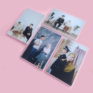 2pcs Photo Print+3D Frame Size 30x45cm And 2pcs Photo+3D Frame Size 20x30cm | Modern Minimalist Fram