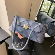 bonia handbag original bucket bag Fesyen retro Jepun dan Korea, reka bentuk niche serba boleh, tongk