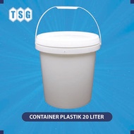 20 L Pail Plastic Paint Bucket/ Food/ (New)