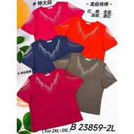 [Ready Stock] Good Quality 68 Brand Sixty Eight Brand Blouse 68 牌子 上衣 B 23859 ( 2L - 3L )