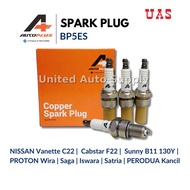 Nissan Vanette C22 Sunny 130Y B11 Kancil 660 PROTON Wira Saga Iswara Satria Spark Plug BP5ES AUTOPLU