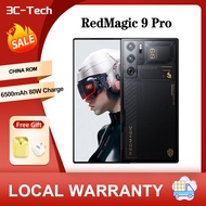 Brand NEW RedMagic 9 Pro 5G Phone 6.8" Q9+ Full Flat FHD+ Gaming Phone Snapdragon 8 Gen 3 6500mAh 80W Charge 50MP NFC