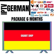 German TV 6 Months IPTV Package – เข้าถึงหลายช่องทางออนไลน์ได้อย่างง่ายดาย รองรับแอป ความคมชัด 4K ดู