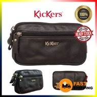 KICKERS ORIGINAL COW LEATHER PHONE POUCH WAIST BAG KEY WALLET BEG TELEFON KUNCI BEG PINGANG KULIT OR