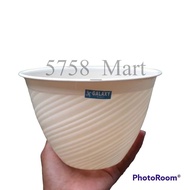 6pc Galaxy Tulip Pot 17cm White Pot Flower Pot