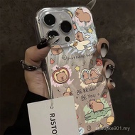 Capabala for Apple15High-Grade Feather Yarn Phone CaseiPhone14pro/xDrop-Resistant Protective Cover12