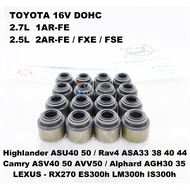 Sanwa Japan Viton Valve Seal - TOYOTA 2.7L 1ARFE 2.5L 2ARFE 2ARFXE Camry Highlander Vellfire Alphard