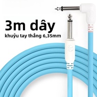 Kirlin Guitar Connection Line Electric Guitar Bass Instrument Noise Reduction Audio Line 3m Length 6
