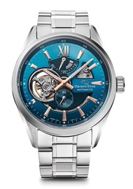 Orient Star Semi Skeleton Limited Edition Turquoise Blue Gradation Watch RE-AV0122L