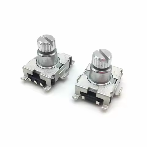 2pcs/lot EC11 Rotary Encoder Code Switch 30 Position With Push Button Switch SMD Type 5pin 9.5mm Plu