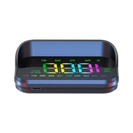 H4 Heads Up Display for Car Auto Dimming Speedometer Shows Real Time Speed Compass Direction with Sw