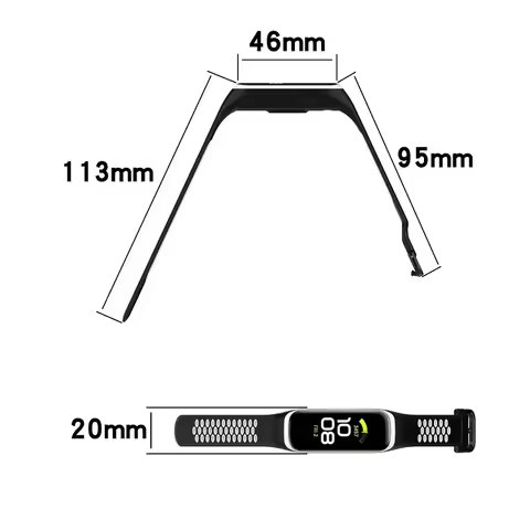 Soft Silicone Watch Band For Samsung Galaxy Fit2 SM-R220 Replacement Wrist Strap Bracelet For Samsun