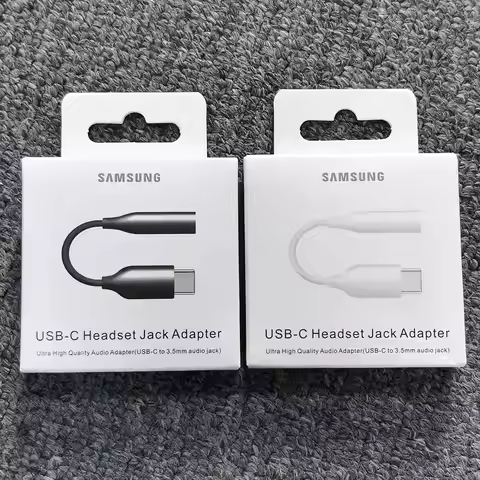 For SAMSUNG Type C 3.5 Jack Earphone Cable USB C to 3.5mm AUX Headphones Adapter For Galaxy S20 S21 