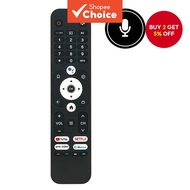 HTR-U31 Replaced Voice Remote Commander compatible with Haier Smart Google TV models H43K66UG, H50K6