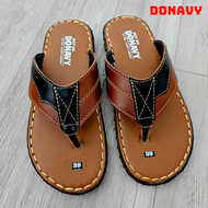 CHÀO SÀN 69K SỐ LƯỢNG CÓ HẠN Dép Kẹp Nam Da DONAVY Cao Cấp Quai Phối Kiểu Thời Trang D.KST