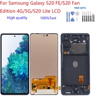 No burns or aging For Samsung Galaxy S20 FE S20 Fan Edition 4G 5G LCD Display Touch Screen Digitizer